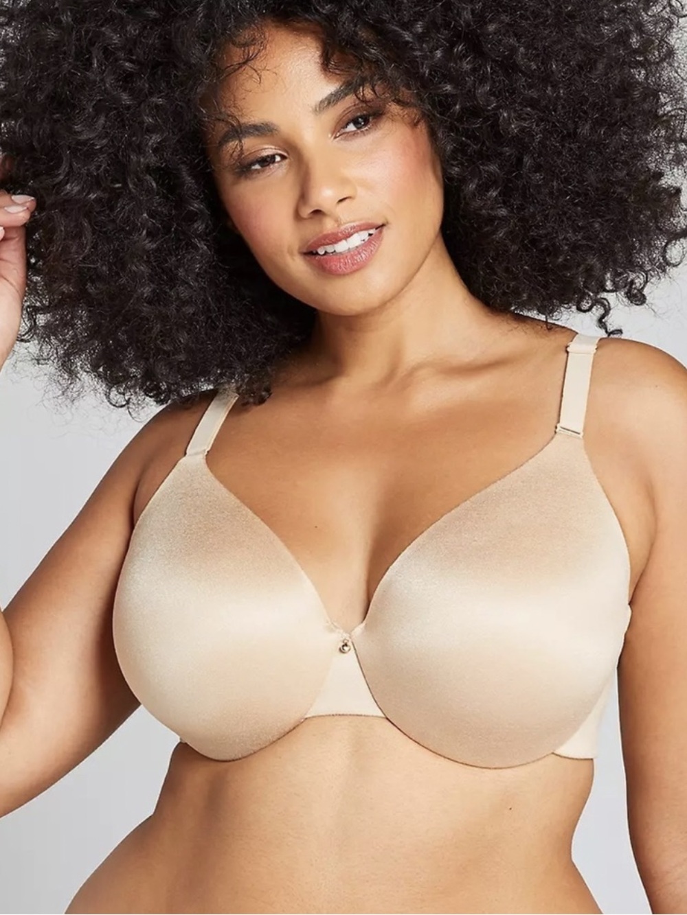Cacique Backsmoother Lightly Lined Full Coverage Bra Nude 40DDD